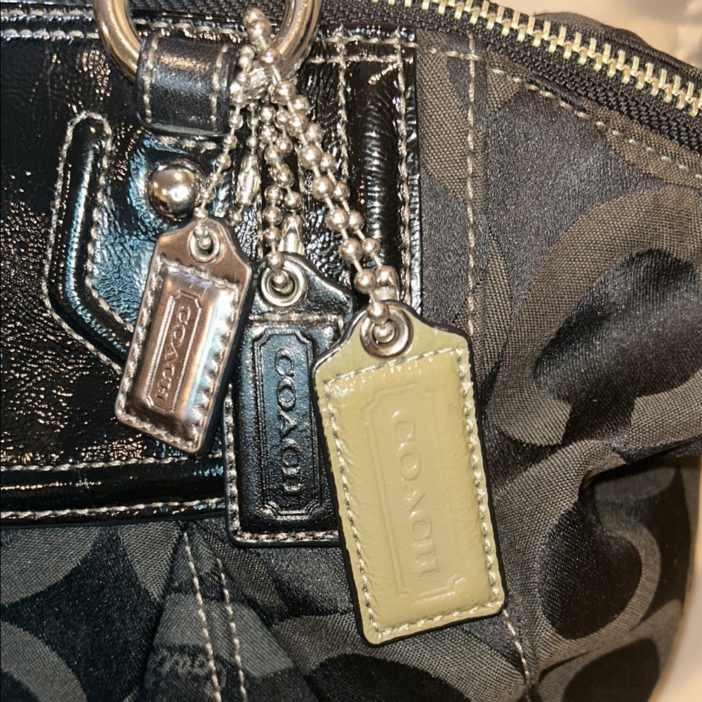 Coach Y2K Madison Olive and Black Signature Satchel - Picture 4 of 15